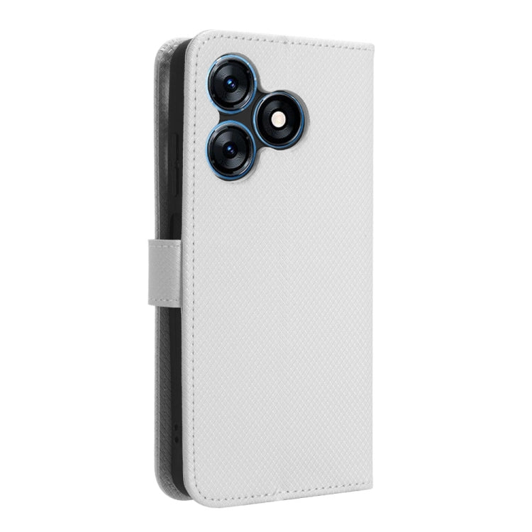 For Tecno Spark 10 4G Diamond Texture Leather Phone Case