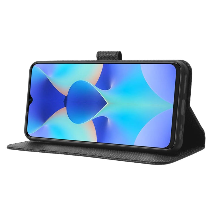 For Tecno Spark 10 4G Diamond Texture Leather Phone Case