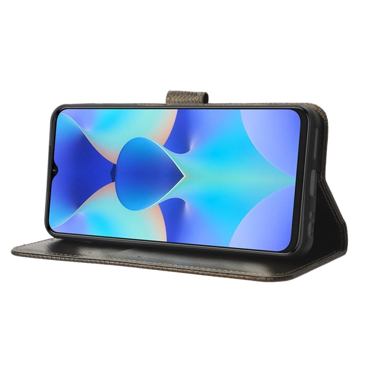 For Tecno Spark 10 4G Diamond Texture Leather Phone Case