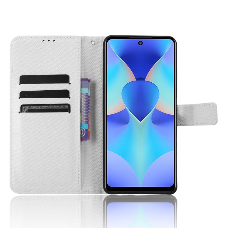 For Tecno Spark 10 Pro / K17 Diamond Texture Leather Phone Case