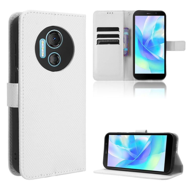For Doogee X97 / X97 Pro Diamond Texture Leather Phone Case