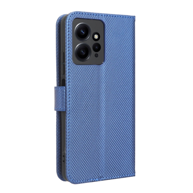 For Xiaomi Redmi Note 12 4G Global Diamond Texture Leather Phone Case