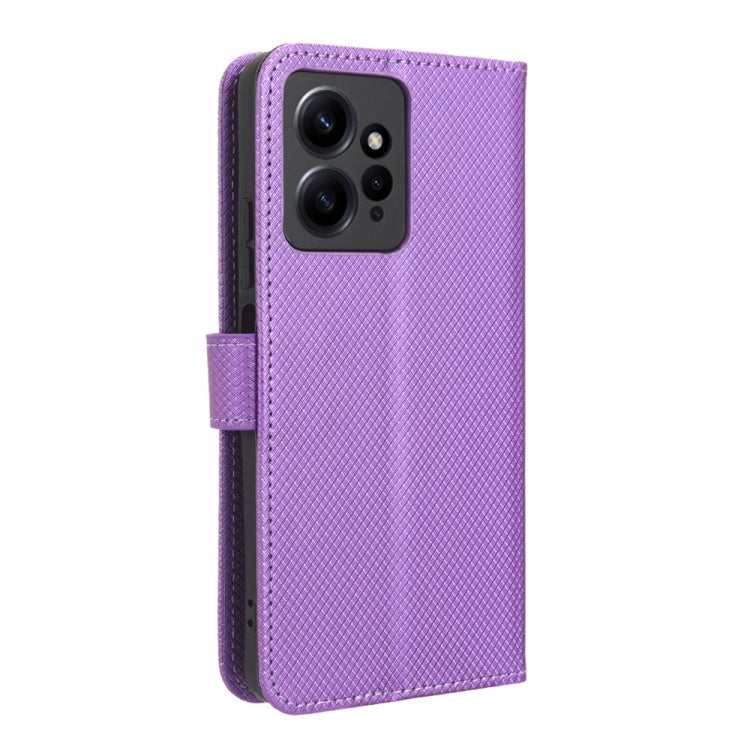 For Xiaomi Redmi Note 12 4G Global Diamond Texture Leather Phone Case