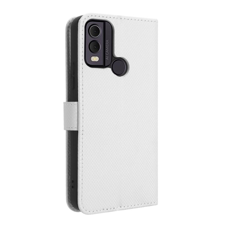 For Nokia C22 Diamond Texture Leather Phone Case