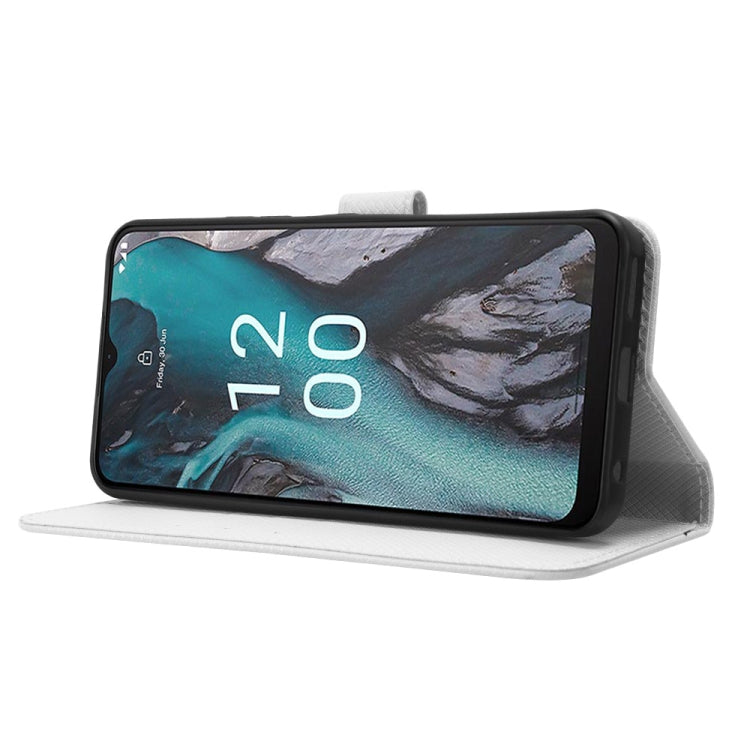 For Nokia C22 Diamond Texture Leather Phone Case