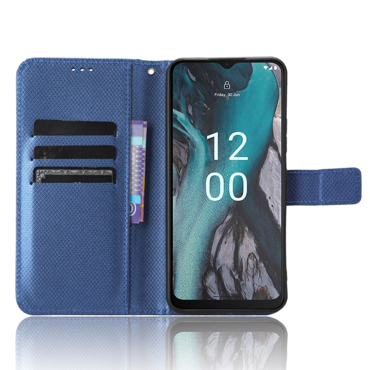 For Nokia C22 Diamond Texture Leather Phone Case