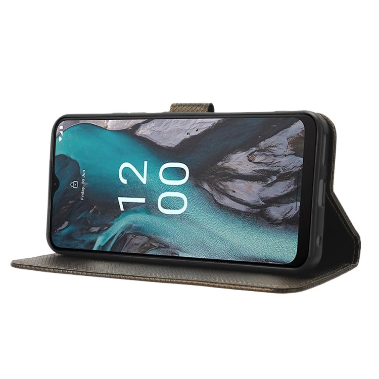 For Nokia C22 Diamond Texture Leather Phone Case