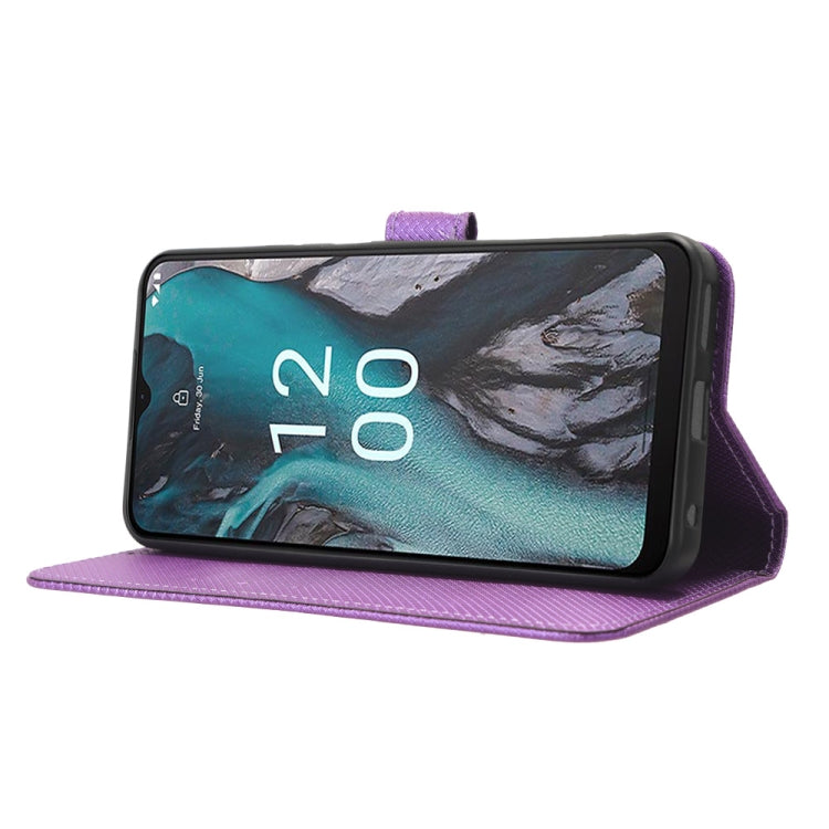 For Nokia C22 Diamond Texture Leather Phone Case