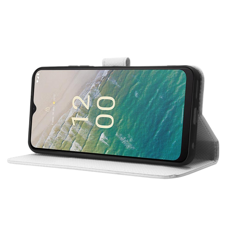 For Nokia C32 4G Diamond Texture Leather Phone Case