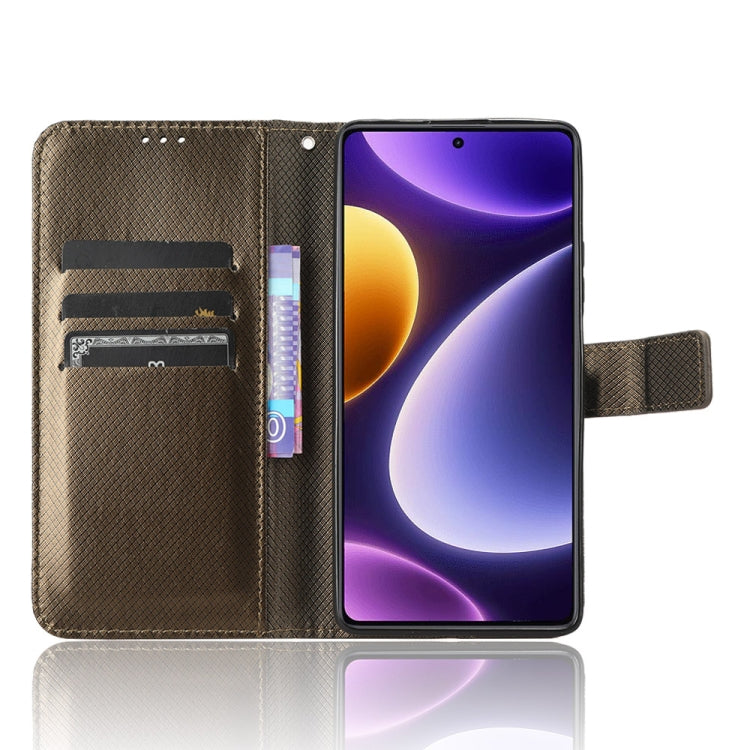 For Xiaomi Redmi Note 12 Turbo 5G Diamond Texture Leather Phone Case