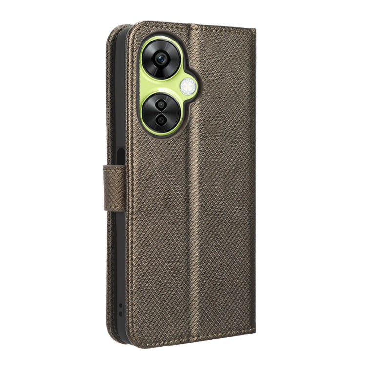 For OnePlus Nord CE 3 Lite Diamond Texture Leather Phone Case