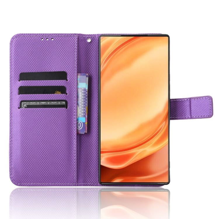 For ZTE Nubia Z50 Ultra Diamond Texture Leather Phone Case