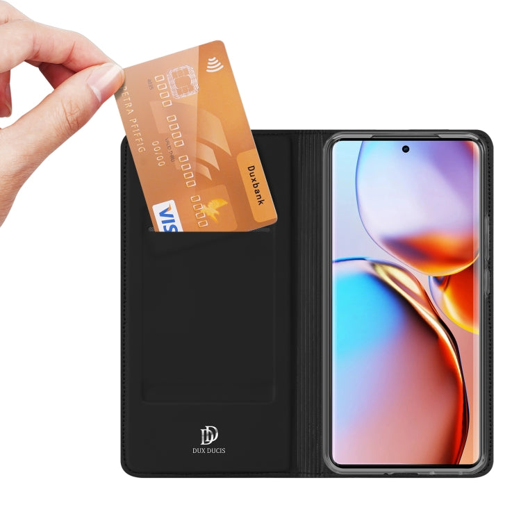 For Motorola Edge 40 Pro DUX DUCIS Skin Pro Series Flip Leather Phone Case