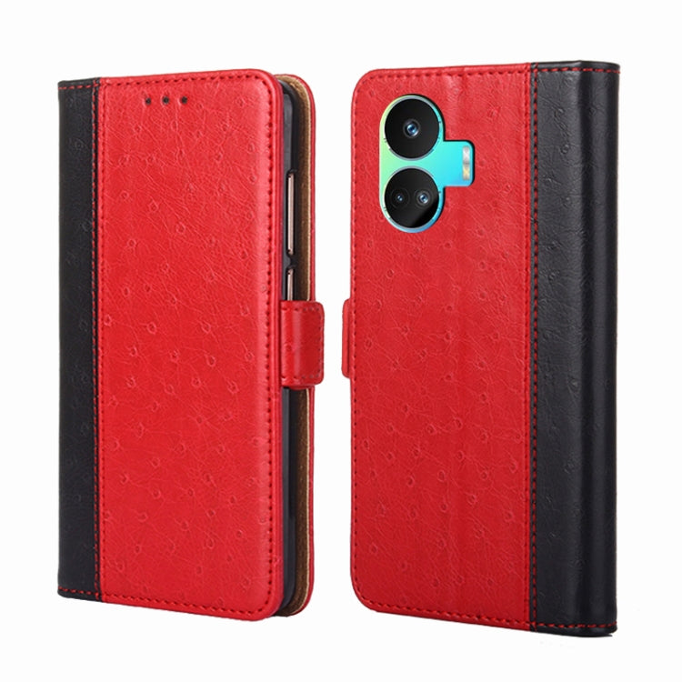 For Realme GT Neo5 SE Ostrich Texture Horizontal Flip Leather Phone Case