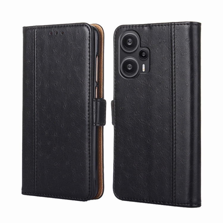 For Xiaomi Redmi Note 12 Turbo Ostrich Texture Horizontal Flip Leather Phone Case