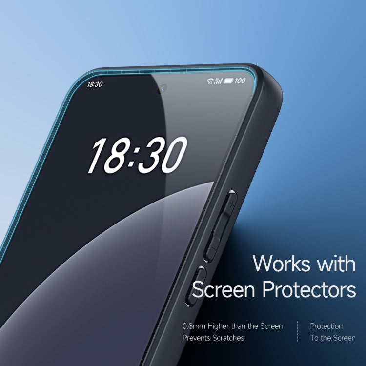 For Meizu 20 DUX DUCIS Aimo Series TPU + PC Frosted Phone Case(Black)