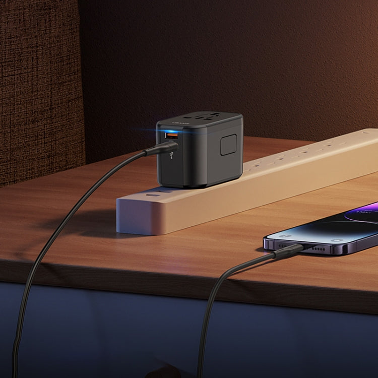 USAMS CC179 T59 20W Fast Charger Power Adapter(Black)