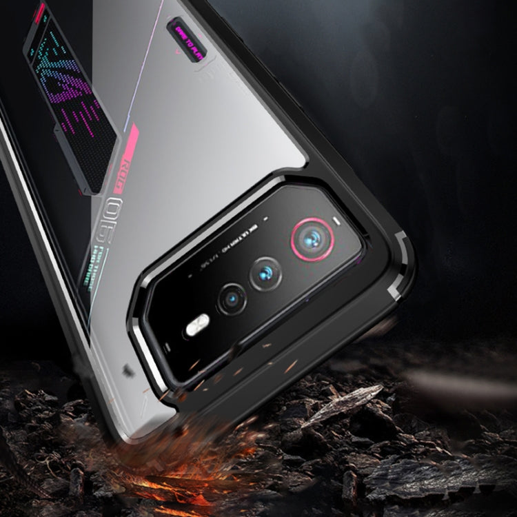 For Asus ROG Phone 6 Clear PC + TPU Shockproof Phone Case