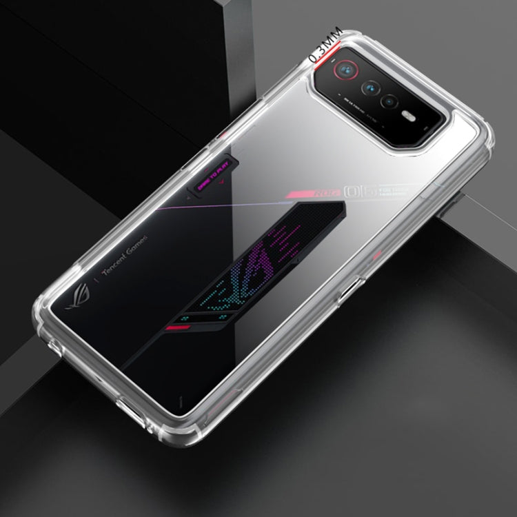 For Asus ROG Phone 6 Clear PC + TPU Shockproof Phone Case
