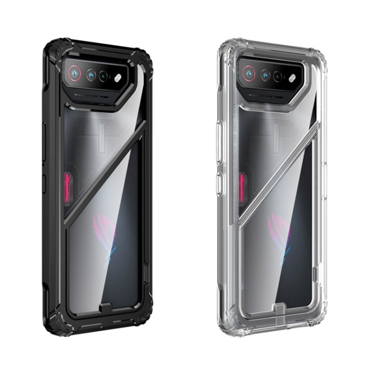 For Asus ROG Phone 7 / 7 Ultimate PC + TPU Shockproof Phone Case with Magnetic Holder