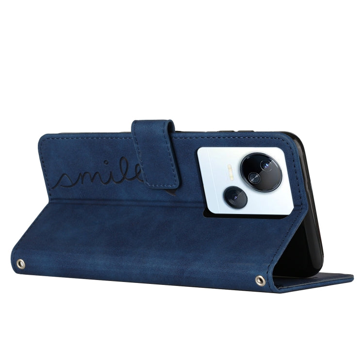 For Tecno Spark 10 5G Skin Feel Heart Pattern Leather Phone Case