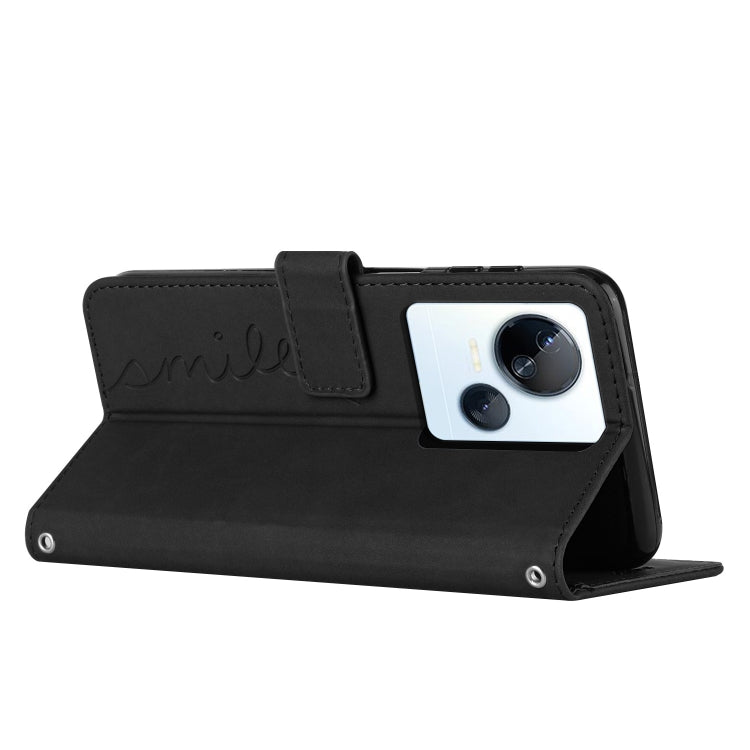 For Tecno Spark 10 5G Skin Feel Heart Pattern Leather Phone Case