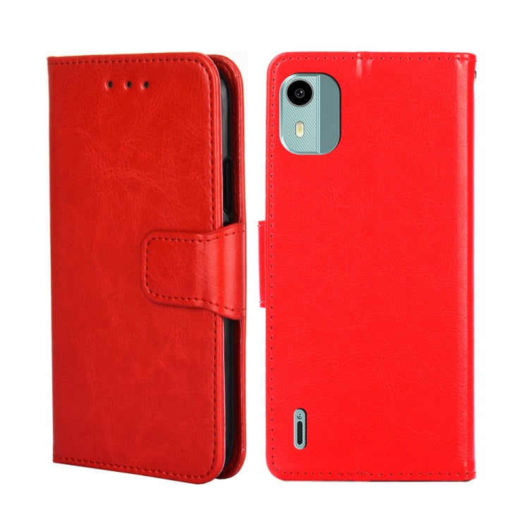 For Nokia C12 Crystal Texture Leather Phone Case