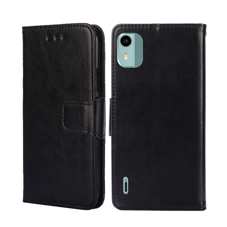 For Nokia C12 Crystal Texture Leather Phone Case