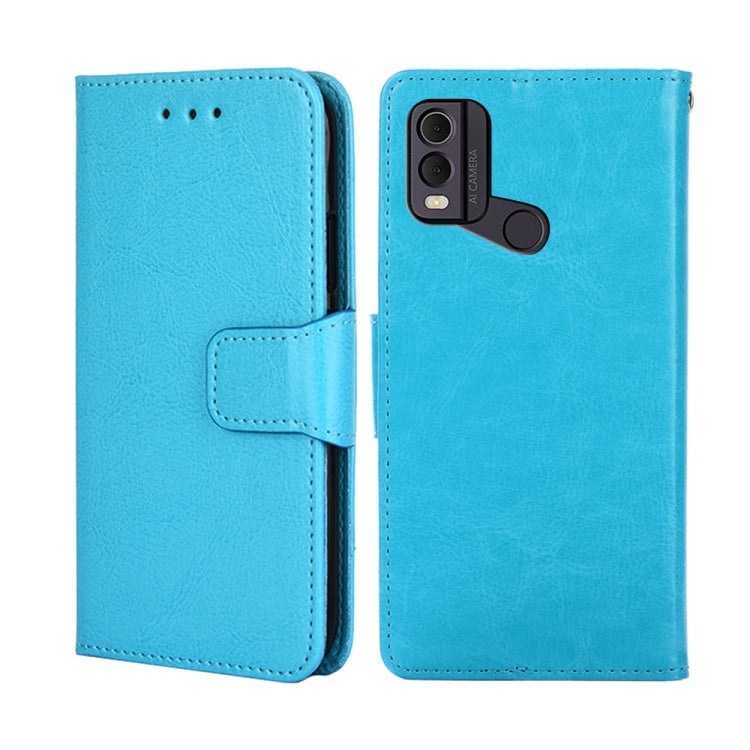 For Nokia C22 Crystal Texture Leather Phone Case