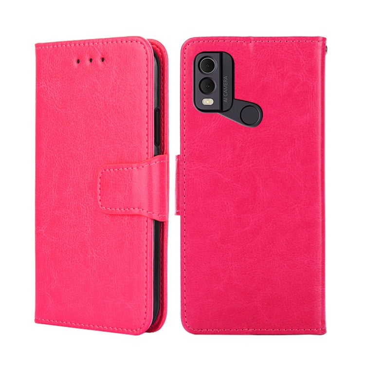 For Nokia C22 Crystal Texture Leather Phone Case