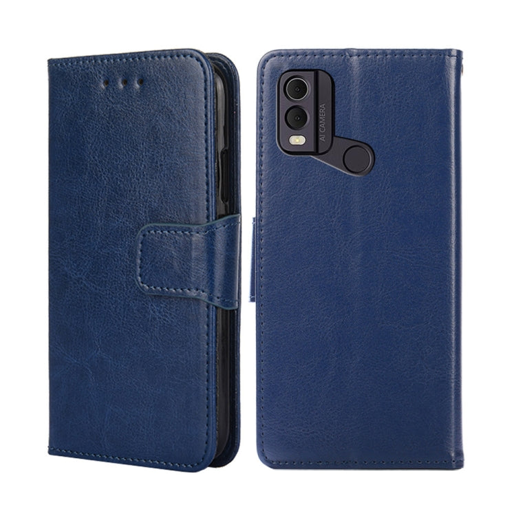 For Nokia C22 Crystal Texture Leather Phone Case