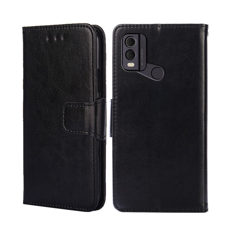 For Nokia C22 Crystal Texture Leather Phone Case