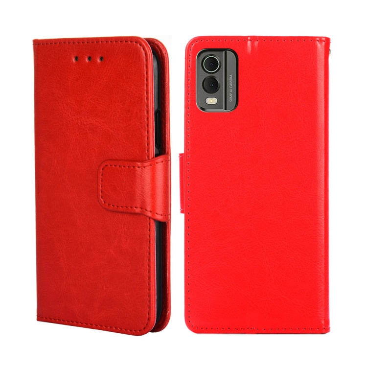 For Nokia C32 Crystal Texture Leather Phone Case