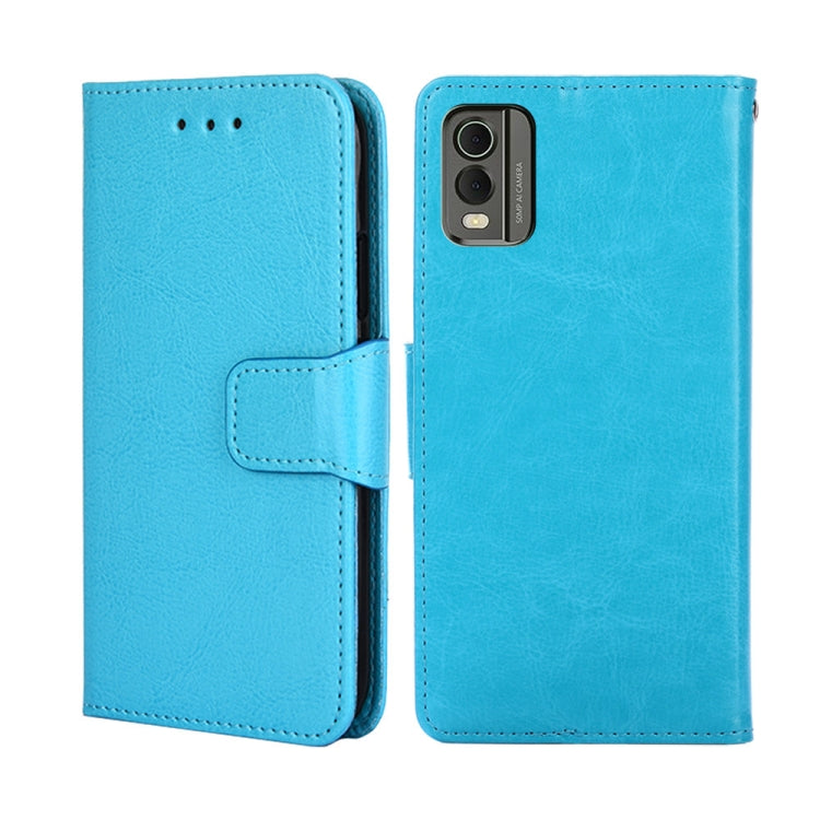 For Nokia C32 Crystal Texture Leather Phone Case