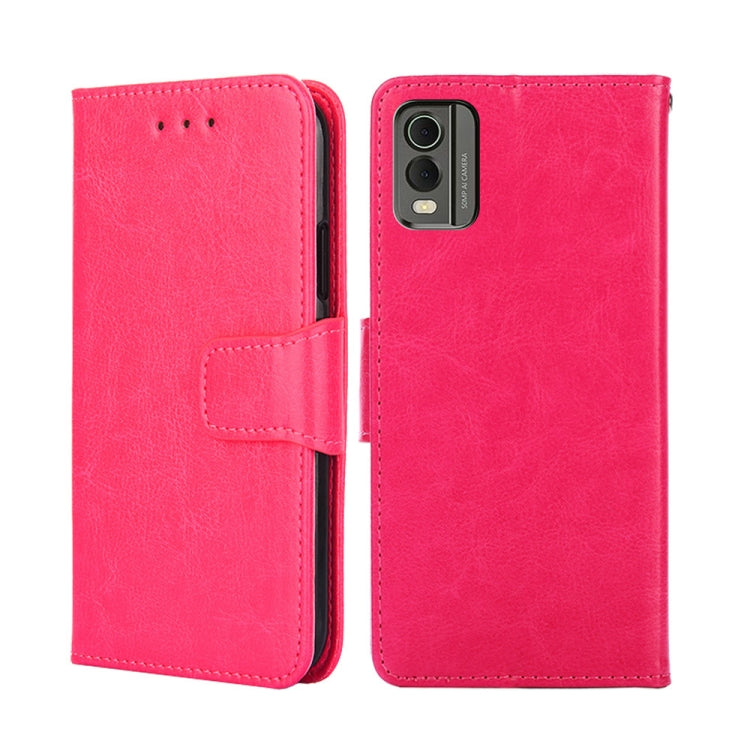 For Nokia C32 Crystal Texture Leather Phone Case