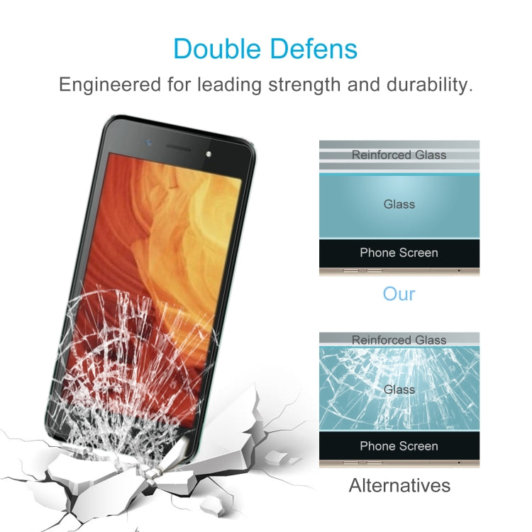 For Itel A18 10pcs 0.26mm 9H 2.5D Tempered Glass Film