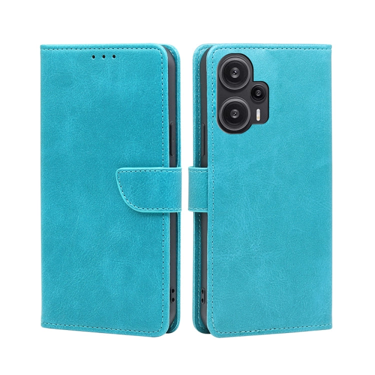 For Xiaomi Redmi Note 12 Turbo Calf Texture Buckle Flip Leather Phone Case