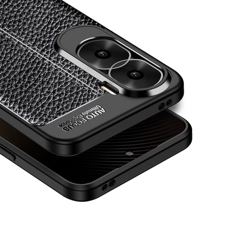 For Honor X50i 5G Litchi Texture Shockproof TPU Phone Case