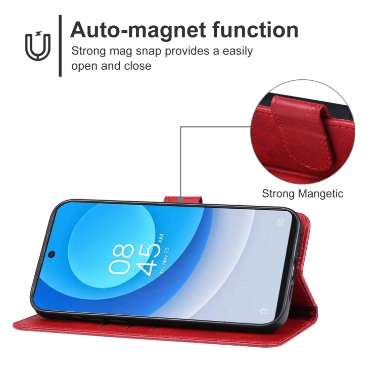 For Tecno Camon 20 Leather Phone Case