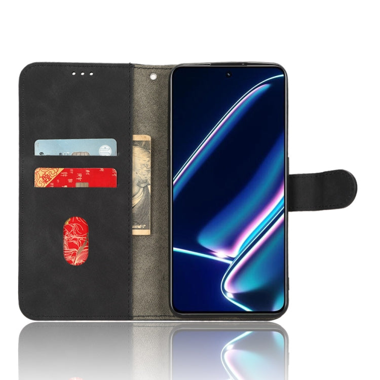 For Realme GT Neo5 SE Skin Feel Magnetic Flip Leather Phone Case