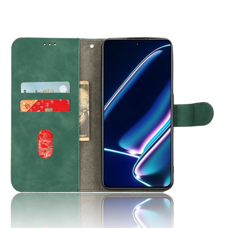 For Realme GT Neo5 SE Skin Feel Magnetic Flip Leather Phone Case