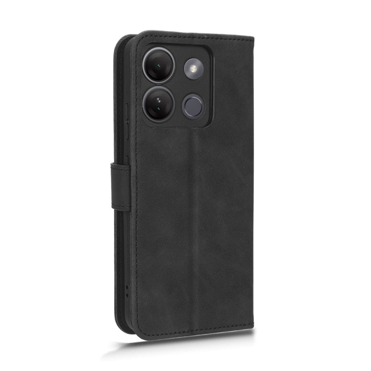 For lnfinix Smart 7 HD Skin Feel Magnetic Flip Leather Phone Case