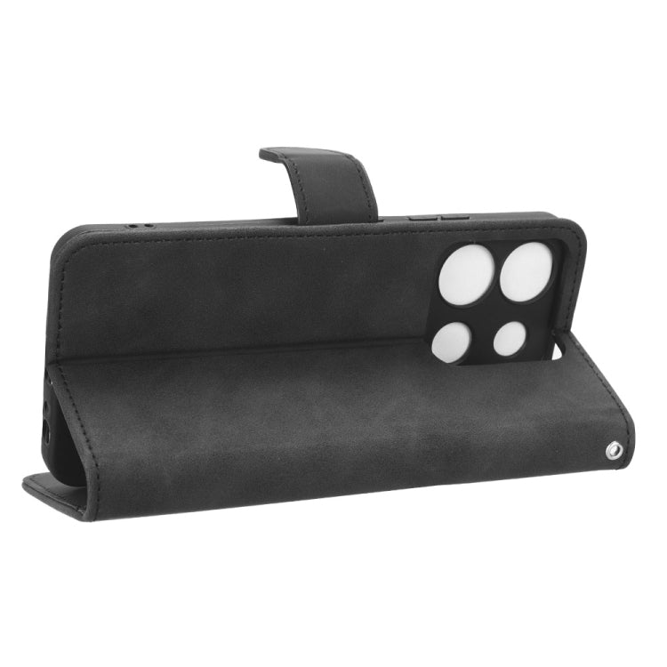 For lnfinix Smart 7 HD Skin Feel Magnetic Flip Leather Phone Case