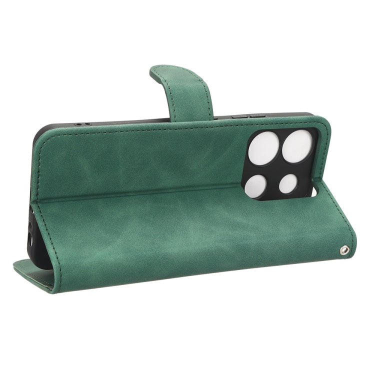 For lnfinix Smart 7 HD Skin Feel Magnetic Flip Leather Phone Case