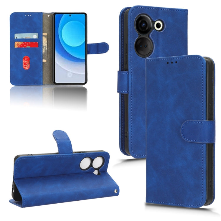 For TECNO Camon 20 Pro Skin Feel Magnetic Flip Leather Phone Case