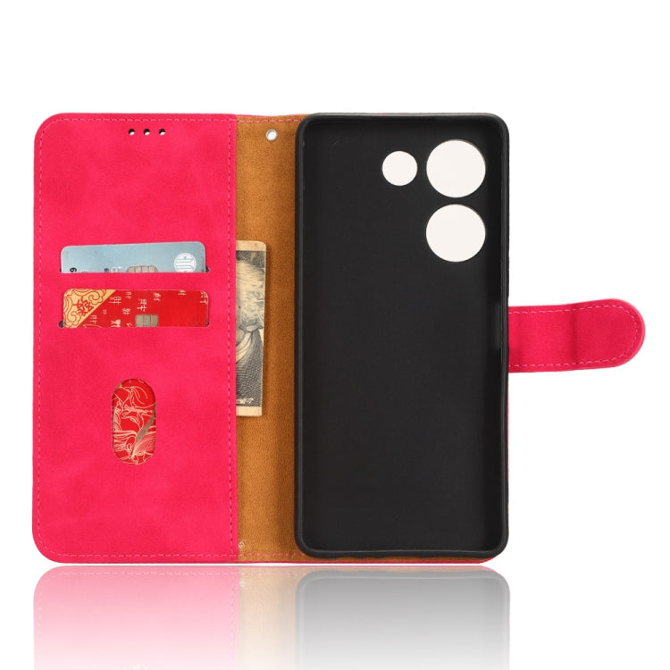 For TECNO Camon 20 Pro Skin Feel Magnetic Flip Leather Phone Case