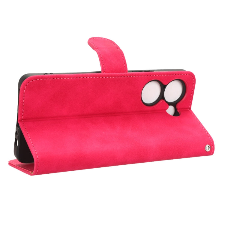 For TECNO Camon 20 Pro Skin Feel Magnetic Flip Leather Phone Case