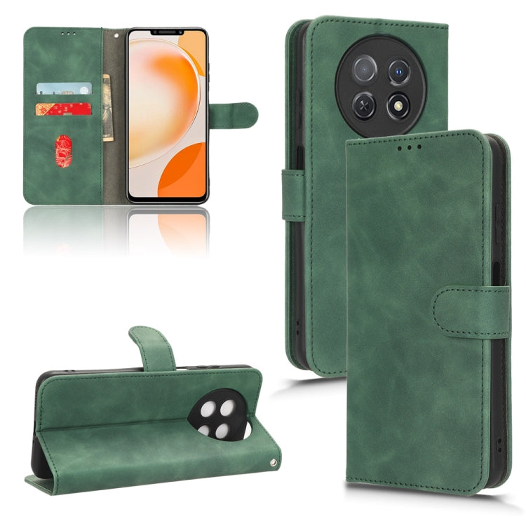 For Huawei Enjoy 60X Skin Feel Magnetic Flip Leather Phone Case