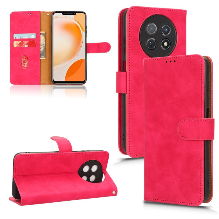 For Huawei Enjoy 60X Skin Feel Magnetic Flip Leather Phone Case
