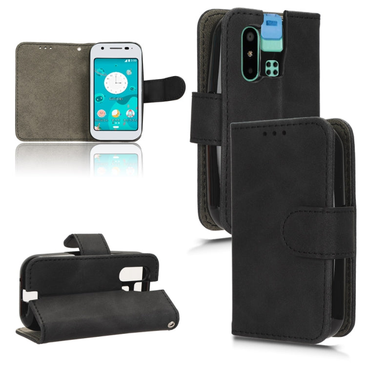 For Sharp MAMORINO6 Skin Feel Magnetic Flip Leather Phone Case